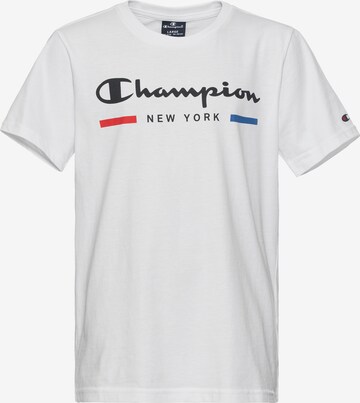 Champion Authentic Athletic Apparel Performance Shirt in White: front