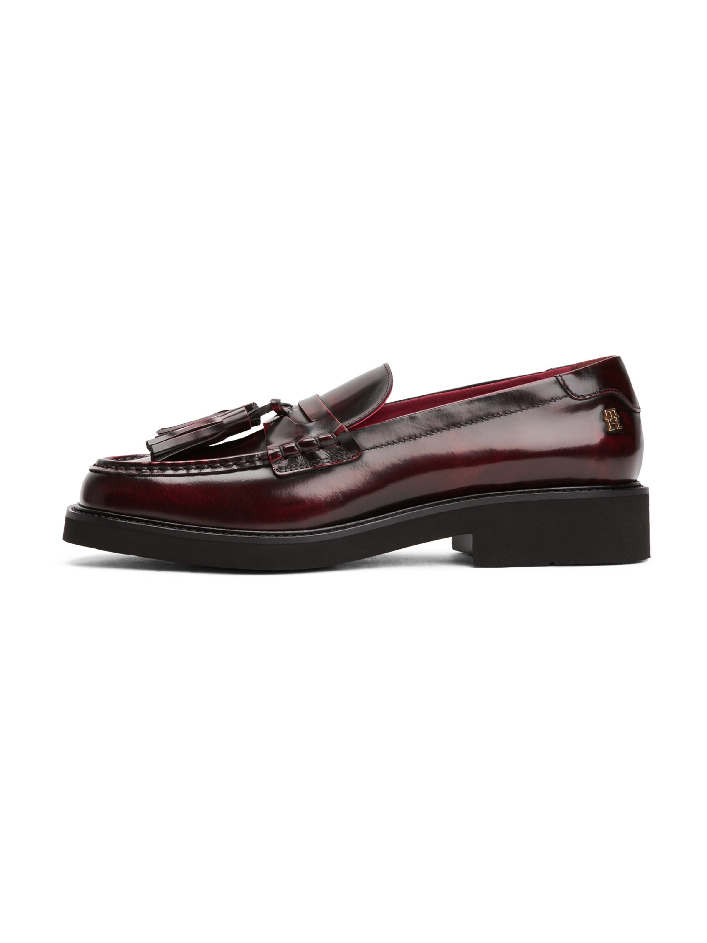TOMMY HILFIGER Slip-ons in Red: front