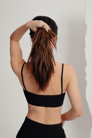 A LOT LESS Bustier Top 'Nela' in Schwarz