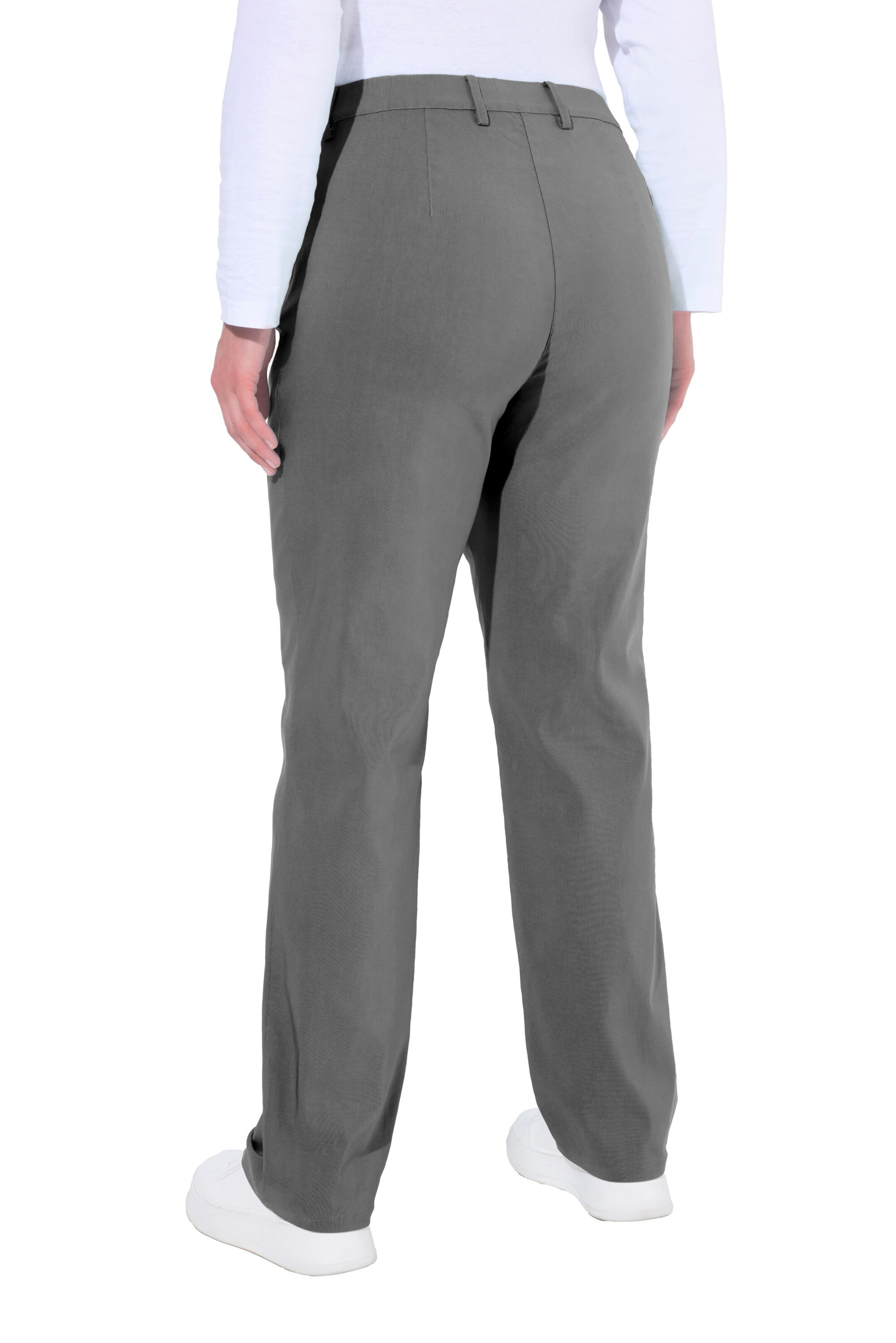 Ulla Popken Regular Broek in Grijs