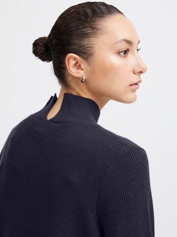 ICHI Sweater ' Boston ' in Blue