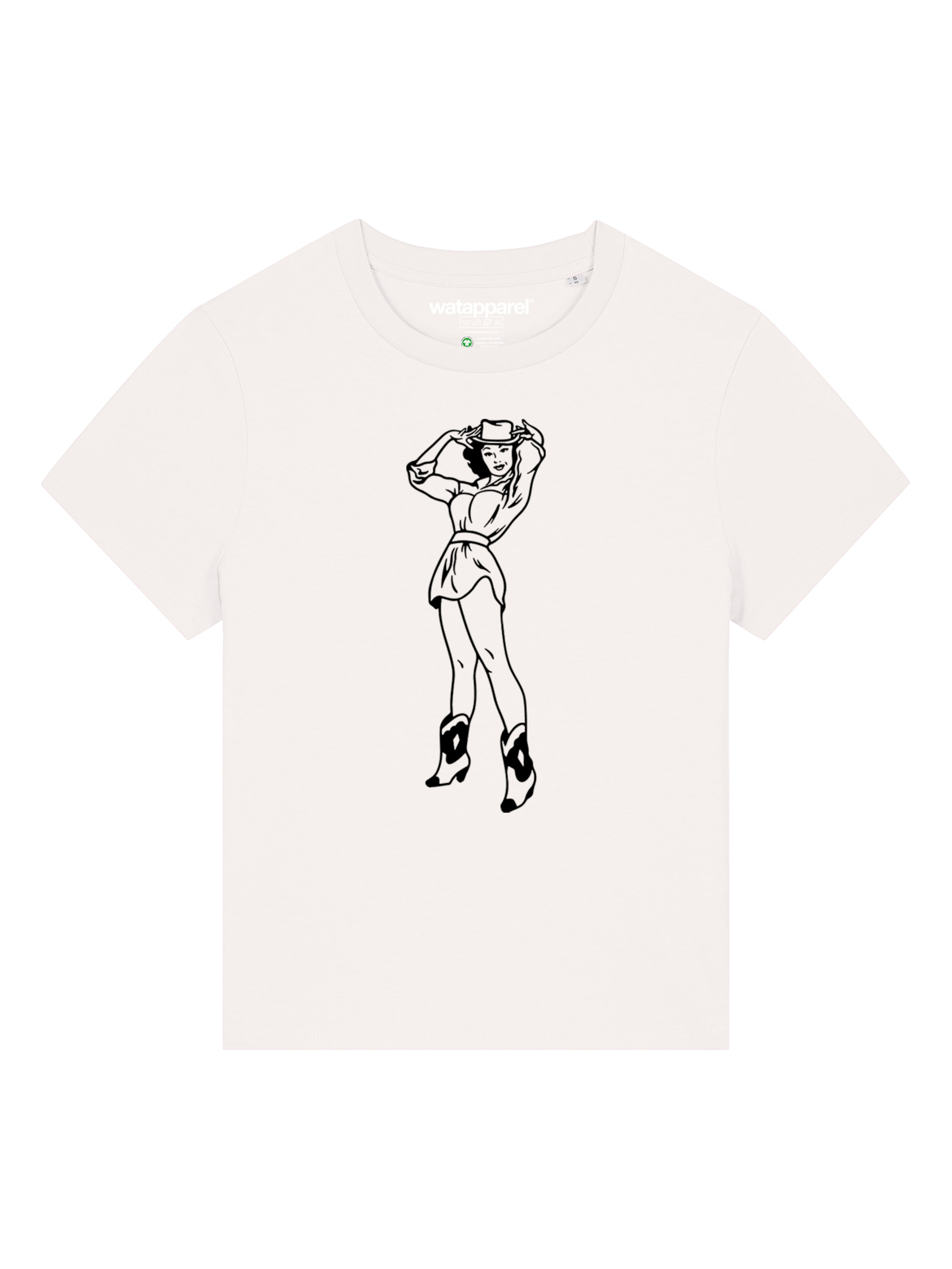 Watapparel Shirt 'Cowgirl' in White: front
