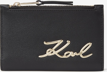 Karl Lagerfeld Wallet in Black: front