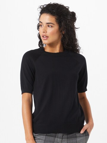 Pull-over Soft Rebels en noir : devant