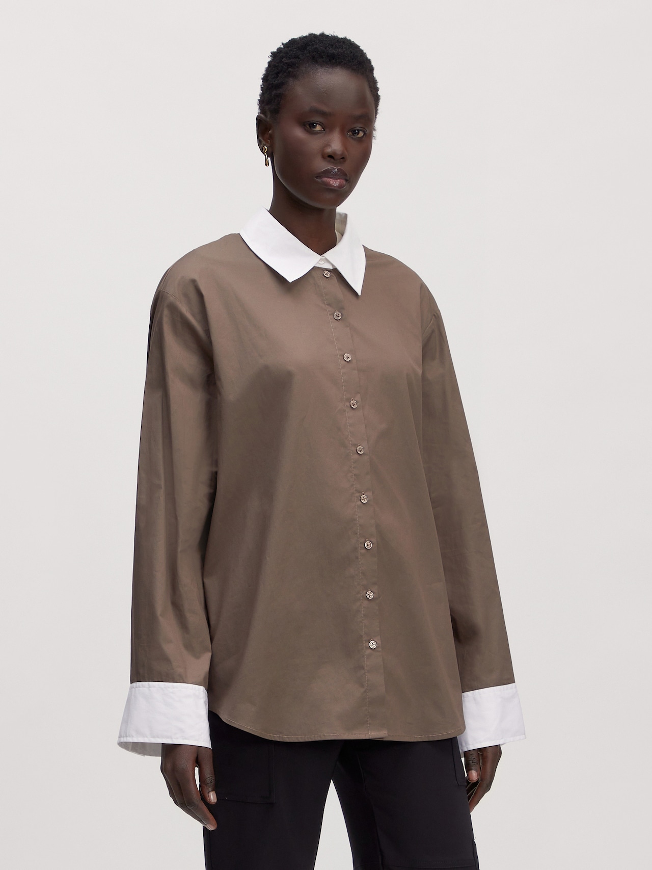 EDITED Producten Blouse 'Kelly' Bruin