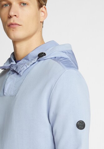 North Sails Kapuzensweatshirt in Blau