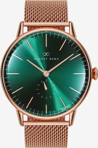 August Berg Analog Watch 'Serenity' in Gold: front