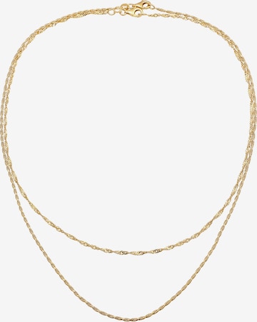 Chaîne ELLI en or : devant