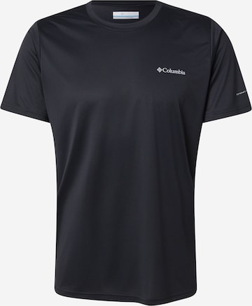 COLUMBIA Λειτουργικό μπλουζάκι 'Hike' σε μαύρο: μπροστά