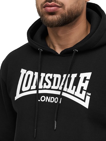 LONSDALE Μπλούζα φούτερ 'Bickington' σε μαύρο