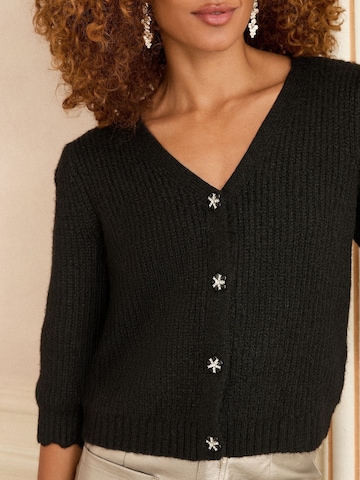 Giacchetta di love & roses in nero