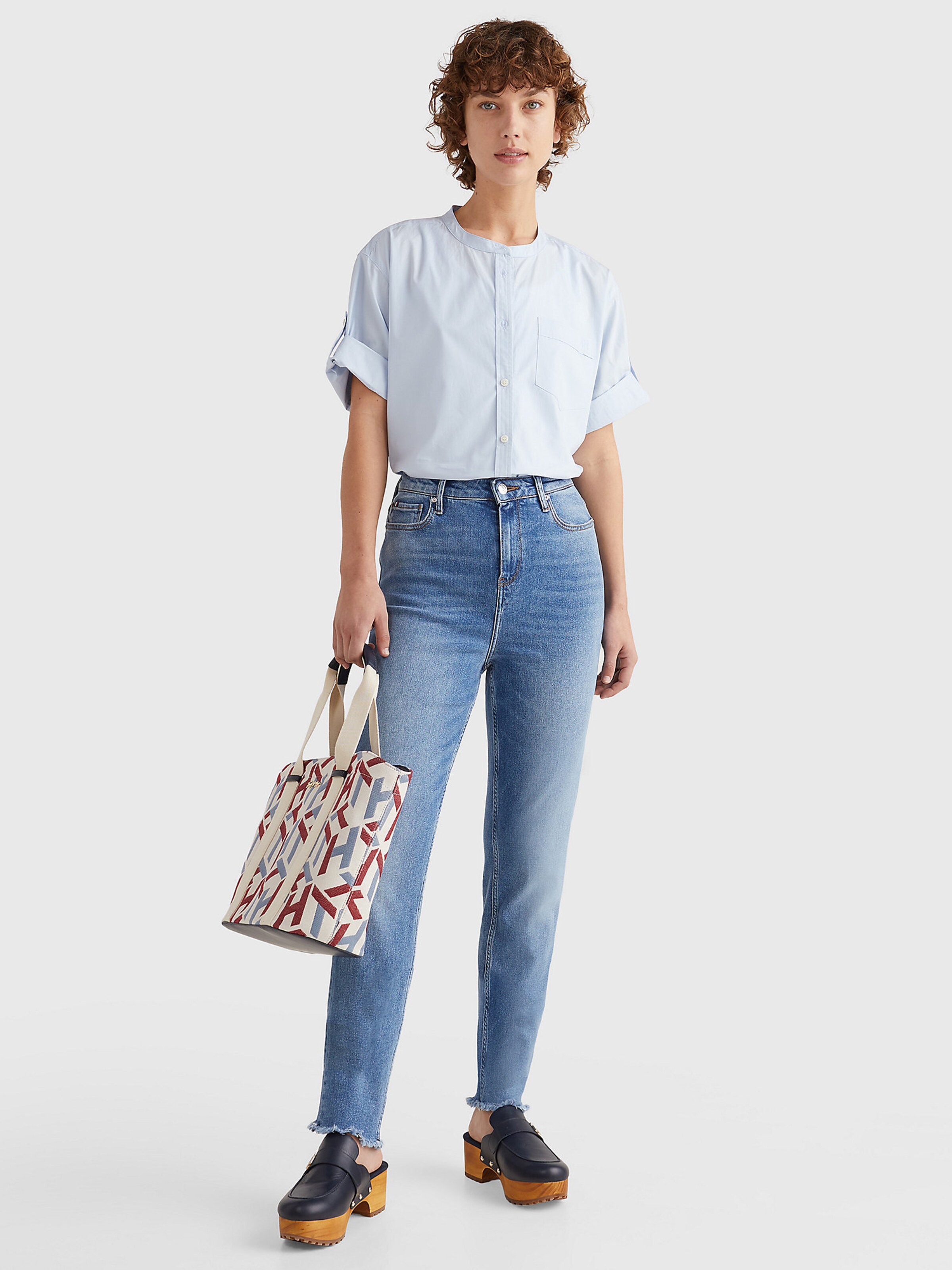 Frauen Große Größen TOMMY HILFIGER Jeans in Blau - YF75288 Frauen Große Größen TOMMY HILFIGER Jeans in Blau - YF75288