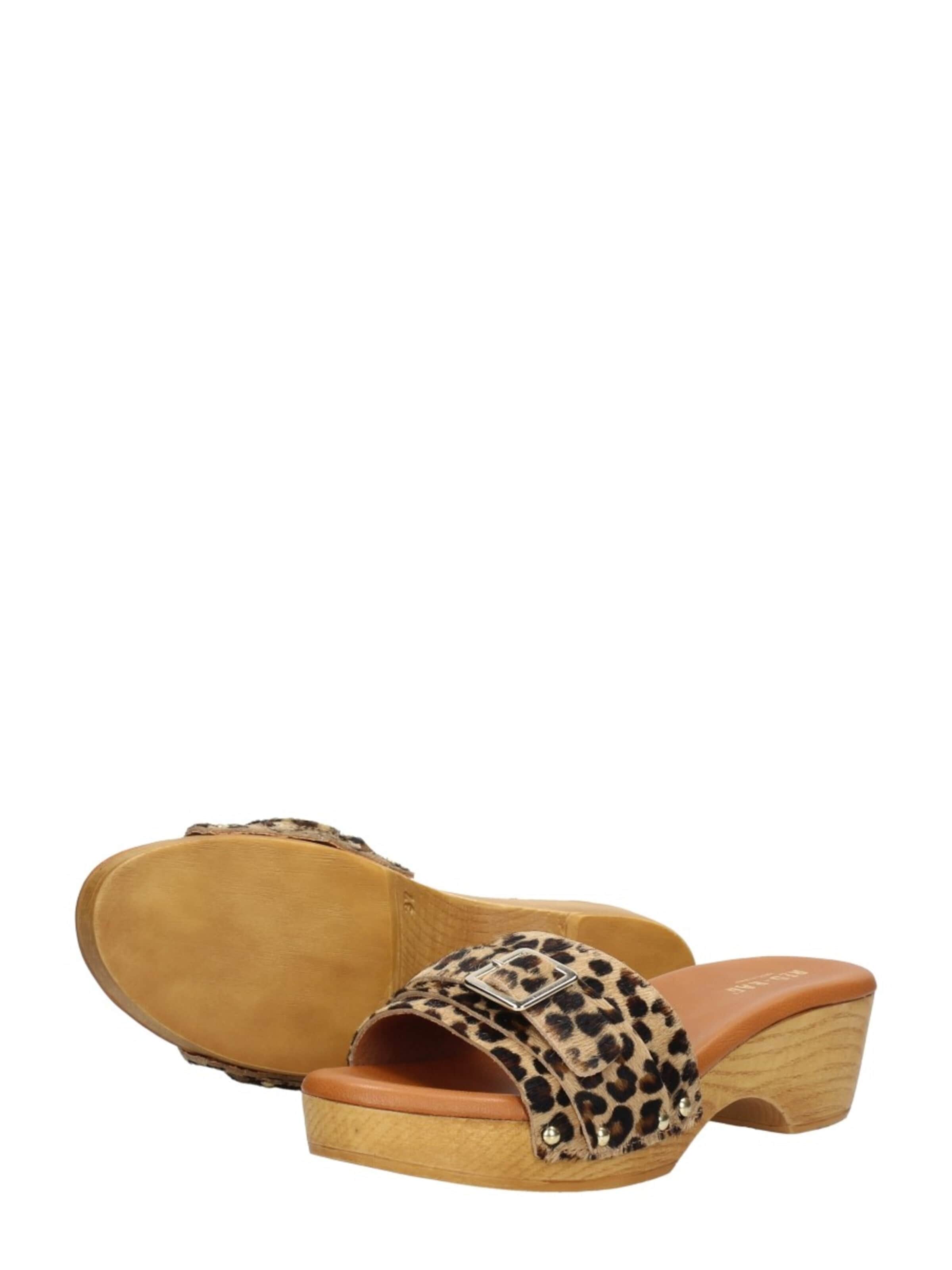 Red-Rag Slippers 'Open Teen' in Brown