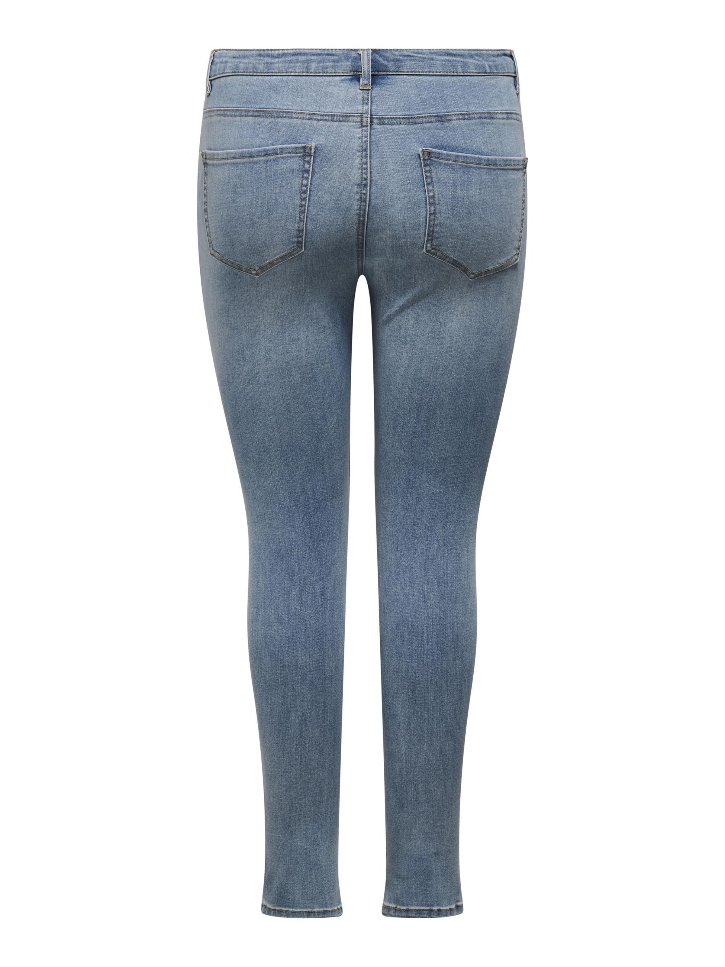 ONLY Carmakoma - Skinny Vaquero 'ROSE' en azul