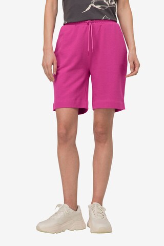 LAURASØN Regular Pants in Pink: front