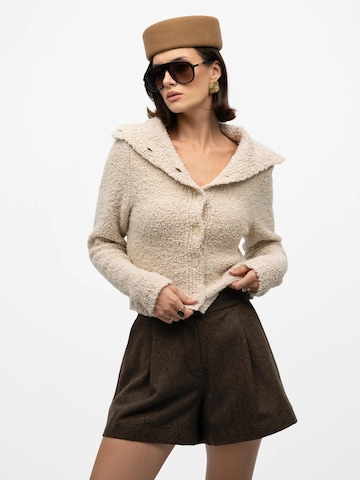 Pullover 'Sia' di mandragora in beige