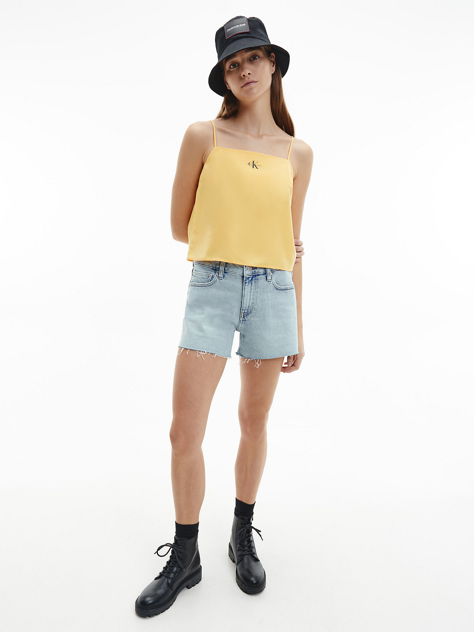 Calvin Klein Jeans Top in Gelb 