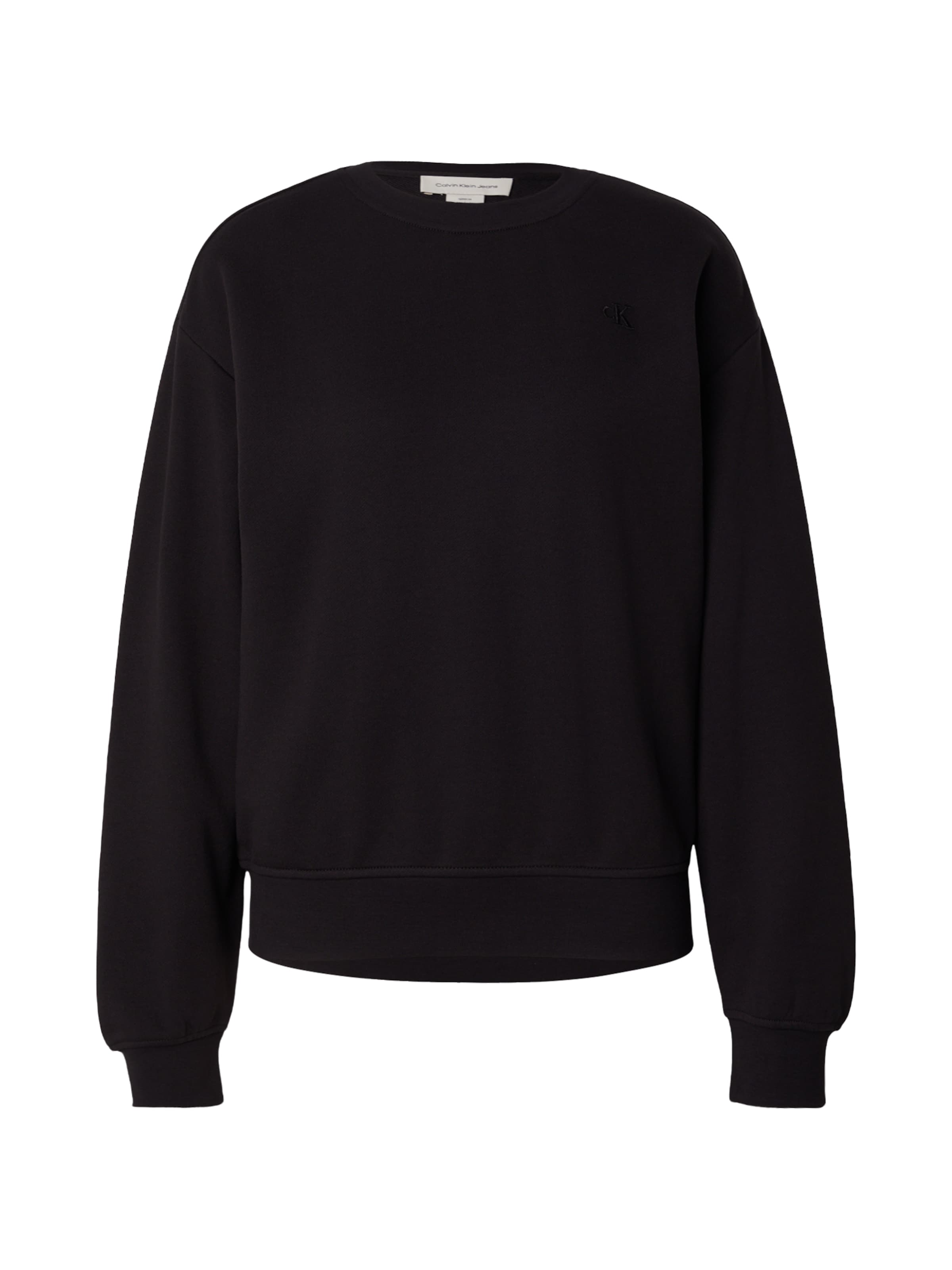 juoda Calvin Klein Jeans Megztinis be užsegimo: priekis