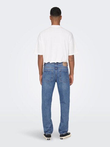 Regular Jeans 'Edge' de la Only & Sons pe albastru