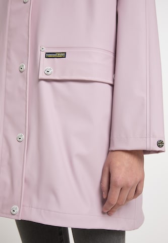 Schmuddelwedda Between-Seasons Coat in Pink