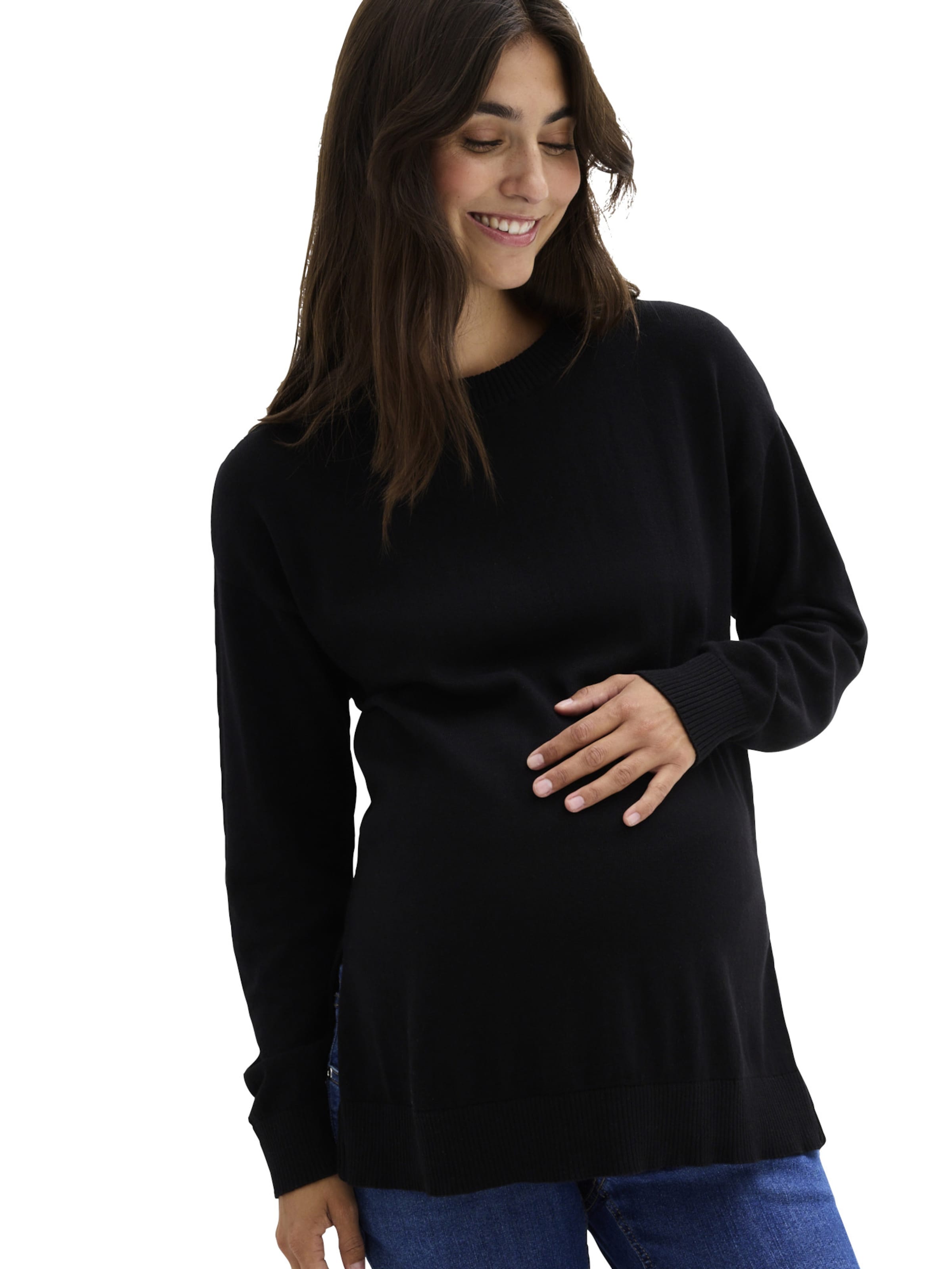 Pull-over bonprix en noir : devant