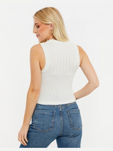 Threadbare Knitted Top 'Holly' in White