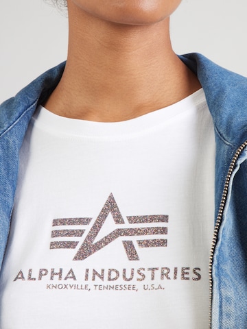 T-shirt ALPHA INDUSTRIES en blanc