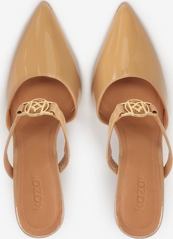 Kazar - Zapatos abiertos en beige