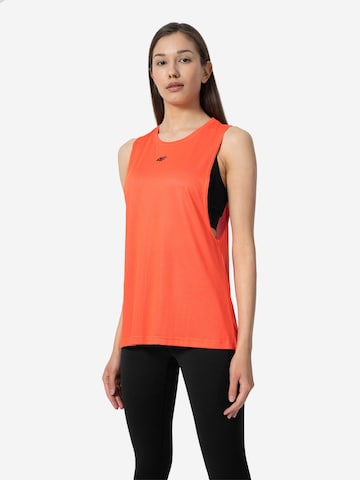 4F - Top desportivo em vermelho: frente