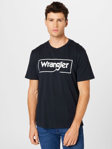 Maglietta di WRANGLER in nero: frontale