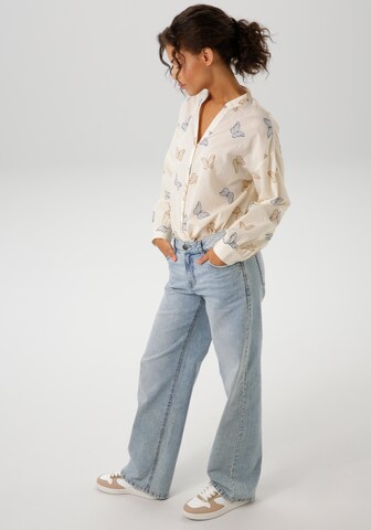 Aniston CASUAL Wide Leg Jeans in Blau