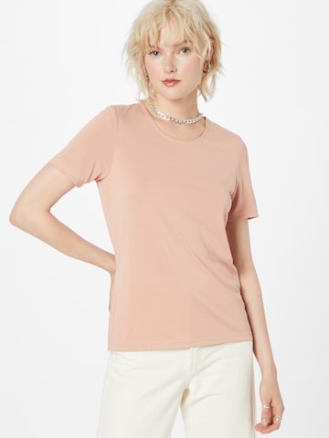 T-shirt 'KAMALA' PIECES en rose : devant