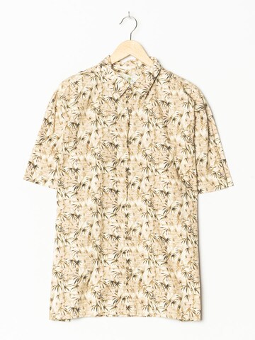 Island Shores Button Up Shirt in L in Beige: front