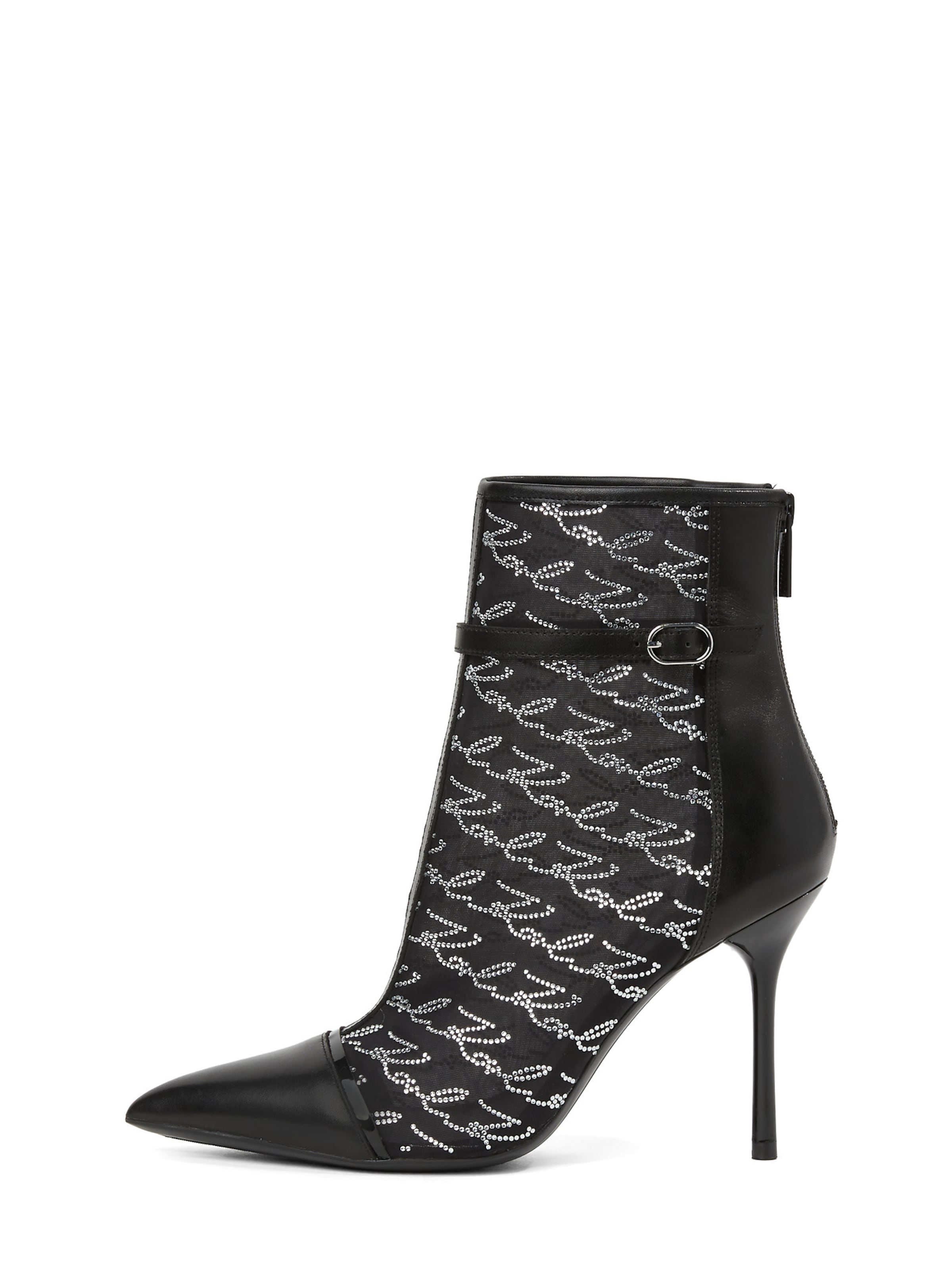 melns Karl Lagerfeld Puszābaki: no priekšpuses