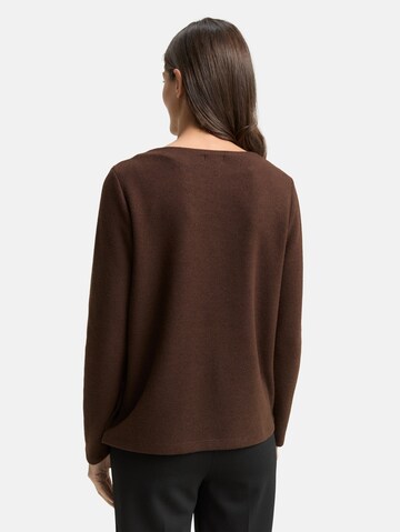 TOM TAILOR Sweatshirt in Brown