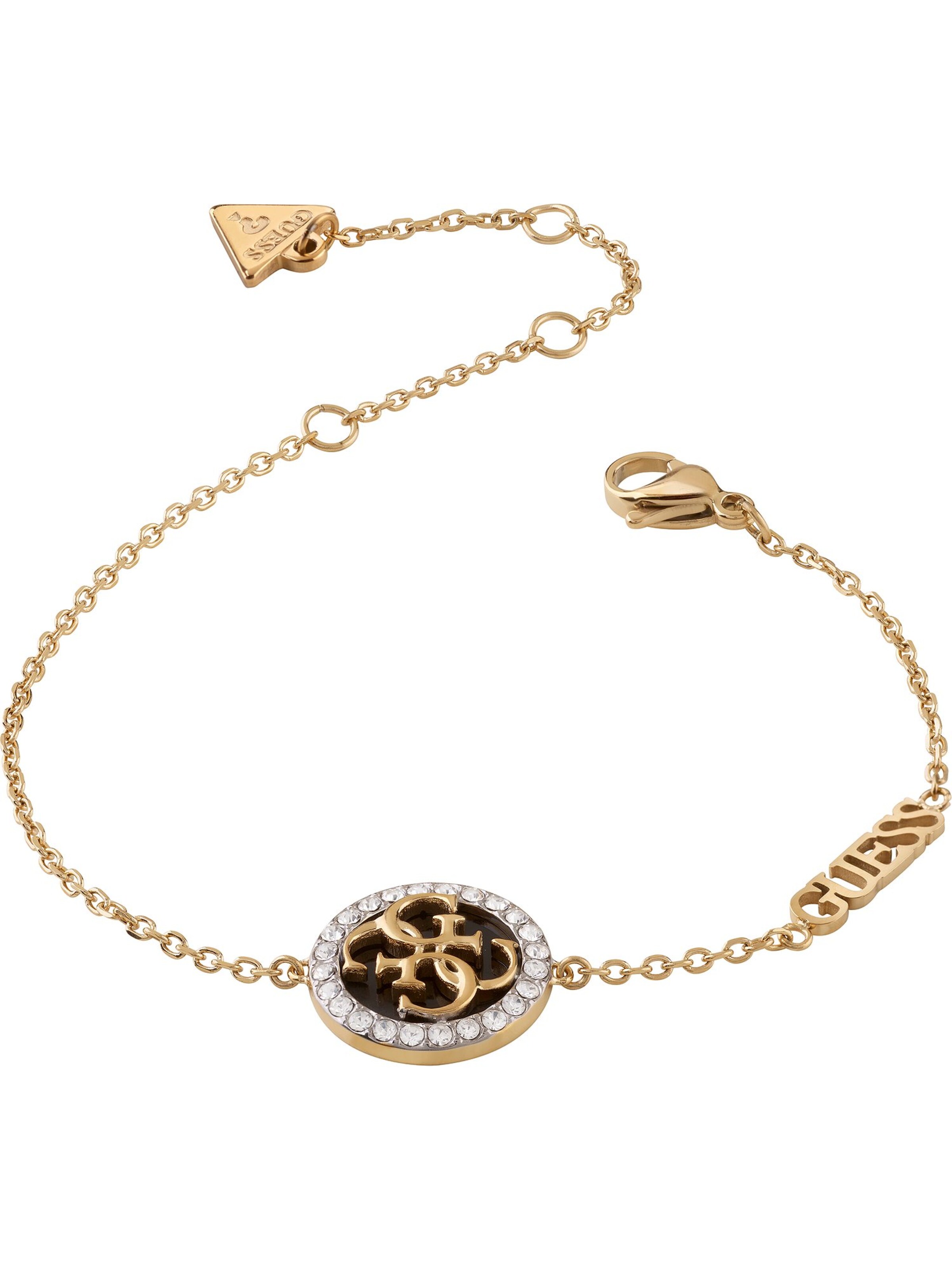 Bracelet GUESS en noir : devant