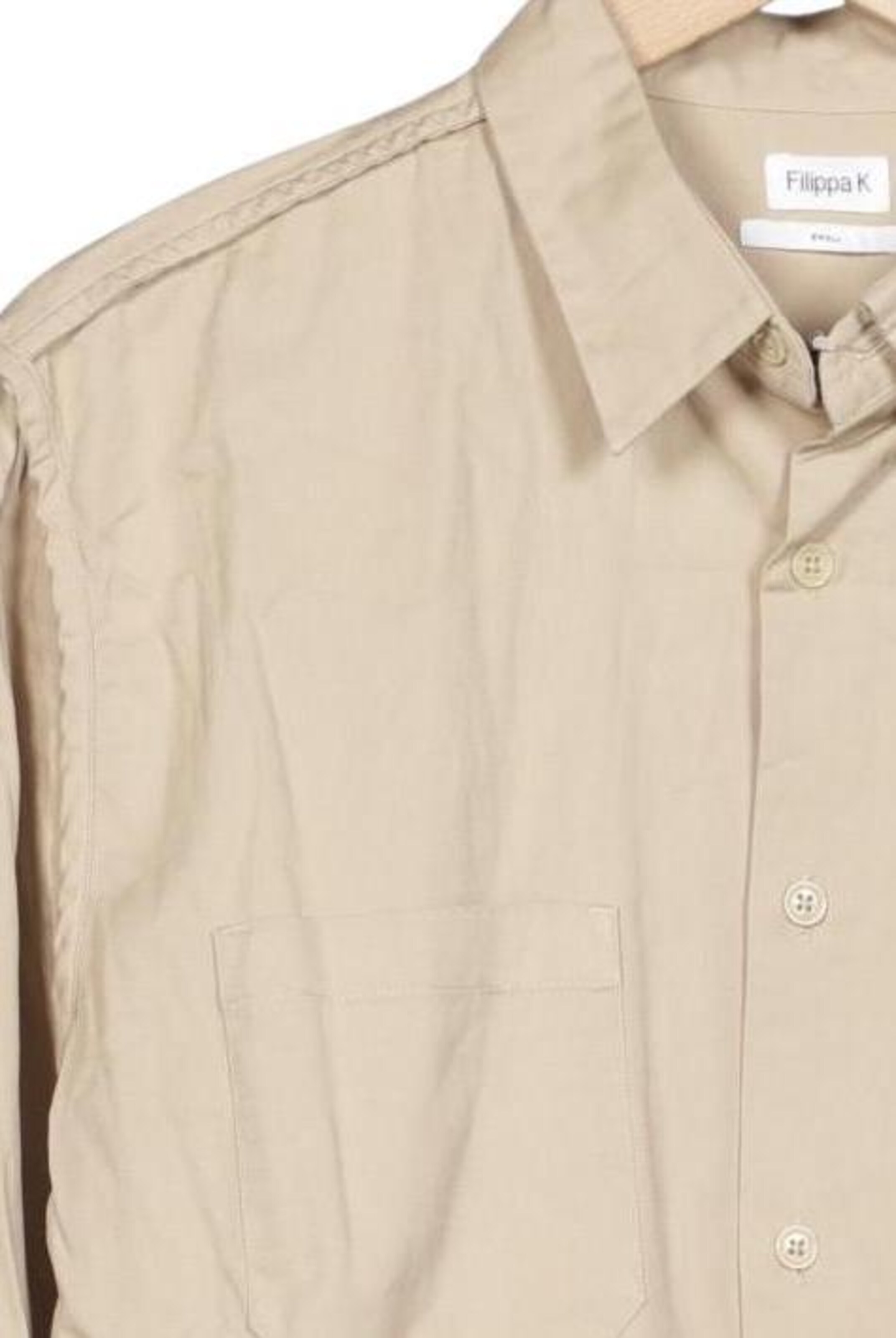 Filippa K Button Up Shirt in S in Beige