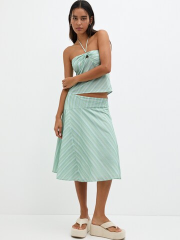 Pull&Bear Skirt in Green: front