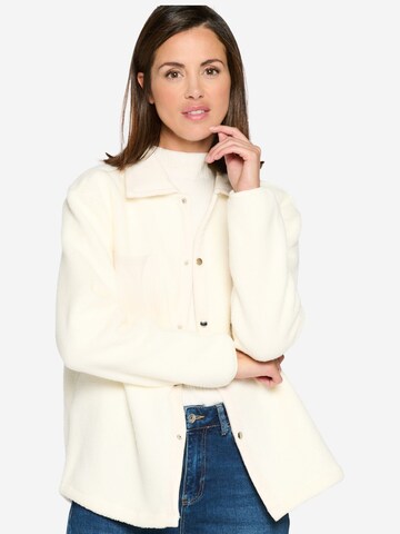 LolaLiza Between-Season Jacket in White: front