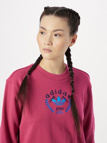 ADIDAS ORIGINALS Tréning póló 'Crest Embroidery' - rózsaszín