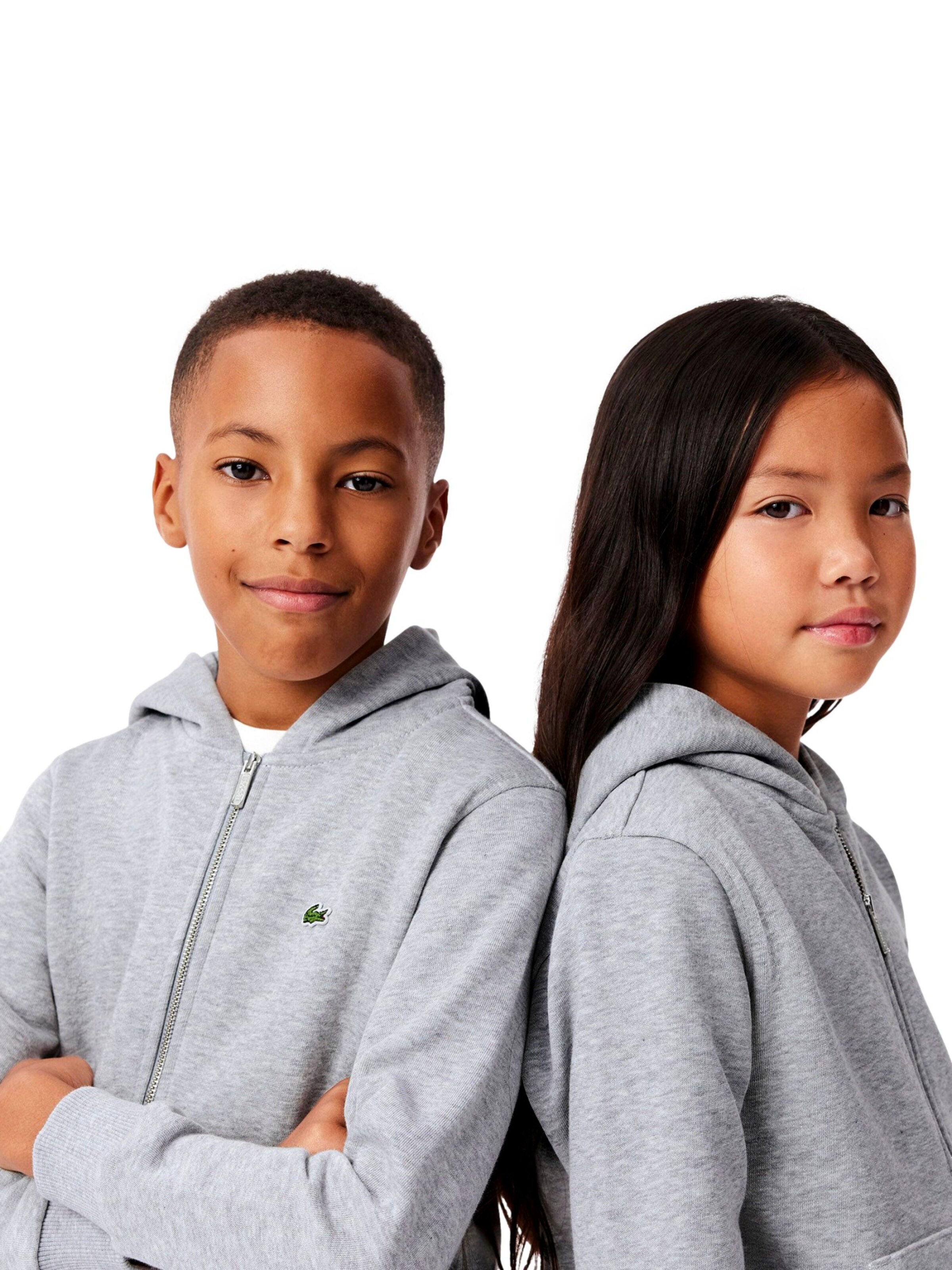 LACOSTE Sweatvest in Grijs