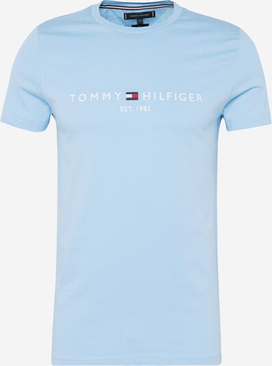 Tricou TOMMY HILFIGER pe bleumarin / albastru deschis / roșu / alb, Vizualizare produs