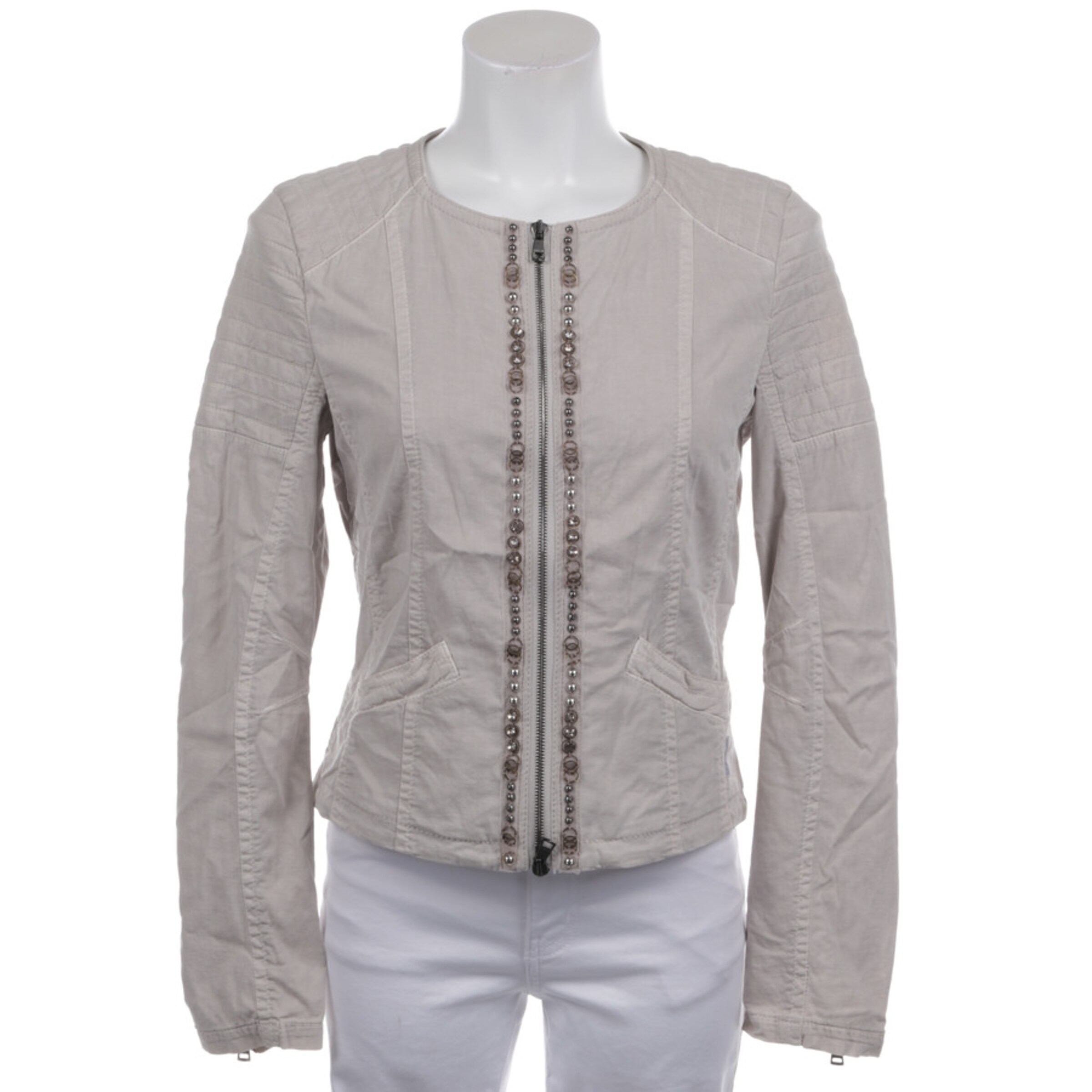 Marc Cain Jacket & Coat in S in Grey: front