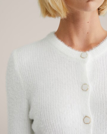 WE Fashion - Casaco de malha em branco