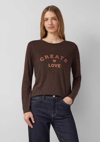 T-shirt s.Oliver en marron : devant