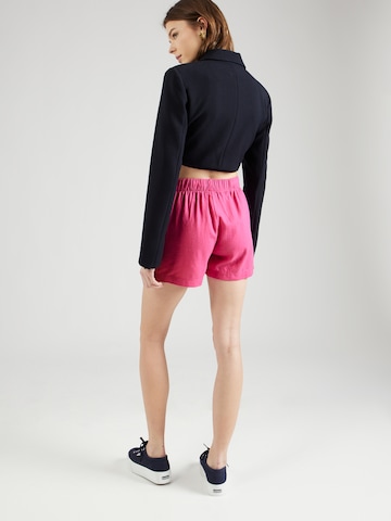 ONLY Regular Trousers 'CARO' in Pink