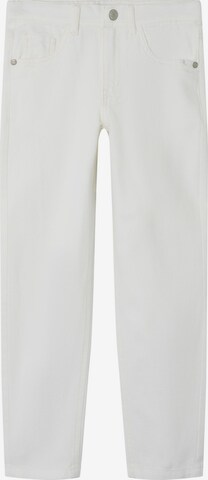 Regular Pantalon NAME IT en blanc : devant