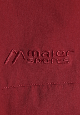 Maier Sports Regular Sporthose in Rot