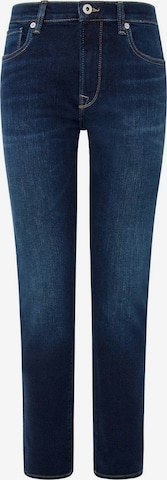 Coupe slim Jean Pepe Jeans en bleu : devant