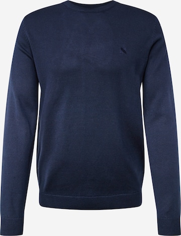 !Solid Sweater 'Denley' in Blue: front